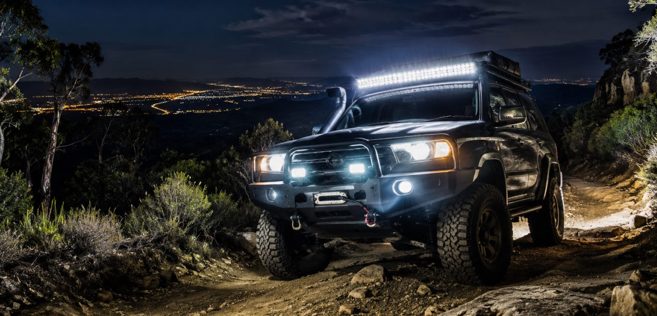 4WD with LED lightbar