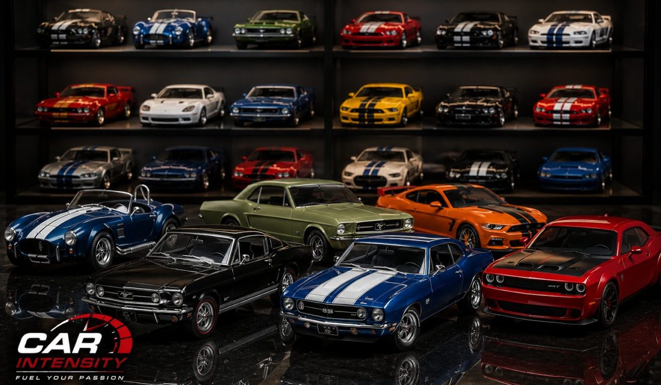 Diecast model car collection